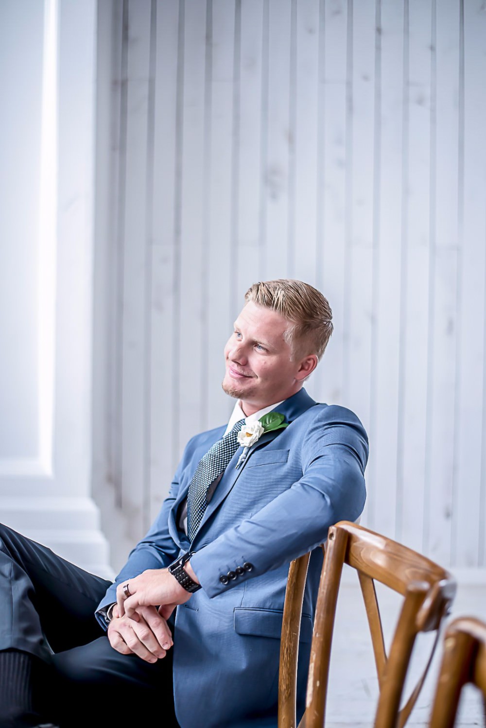 White Sparrow Barn Wedding White Blue Ideas Si Creative Photography