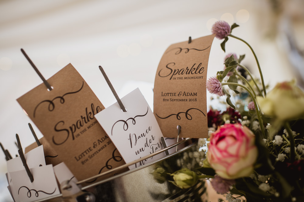 Sparklers Sparkle Wilkswood Farm Wedding Robin Goodlad Photography
