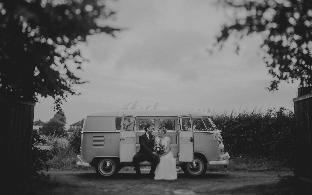 VW Campervan Transport Applewood Wedding Flawless Photography