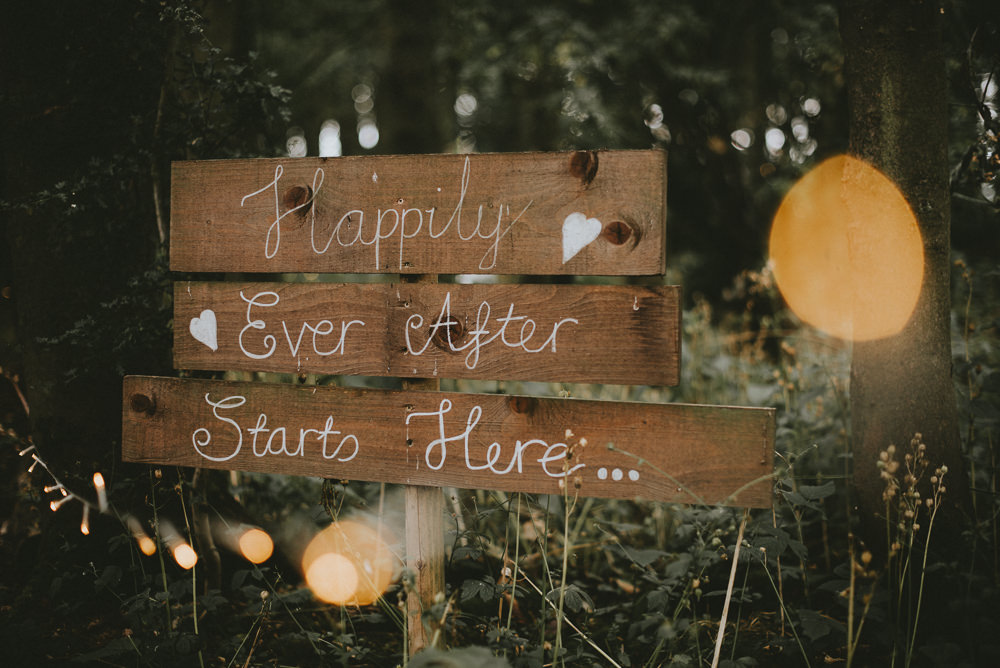 Wooden Rustic Sign Signage Applewood Wedding Flawless Photography