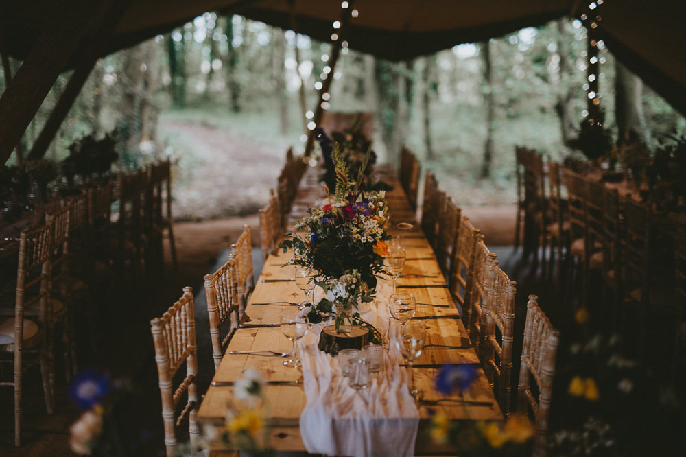 Long Rustic Wooden Tables Flowers Decor Applewood Wedding Flawless Photography