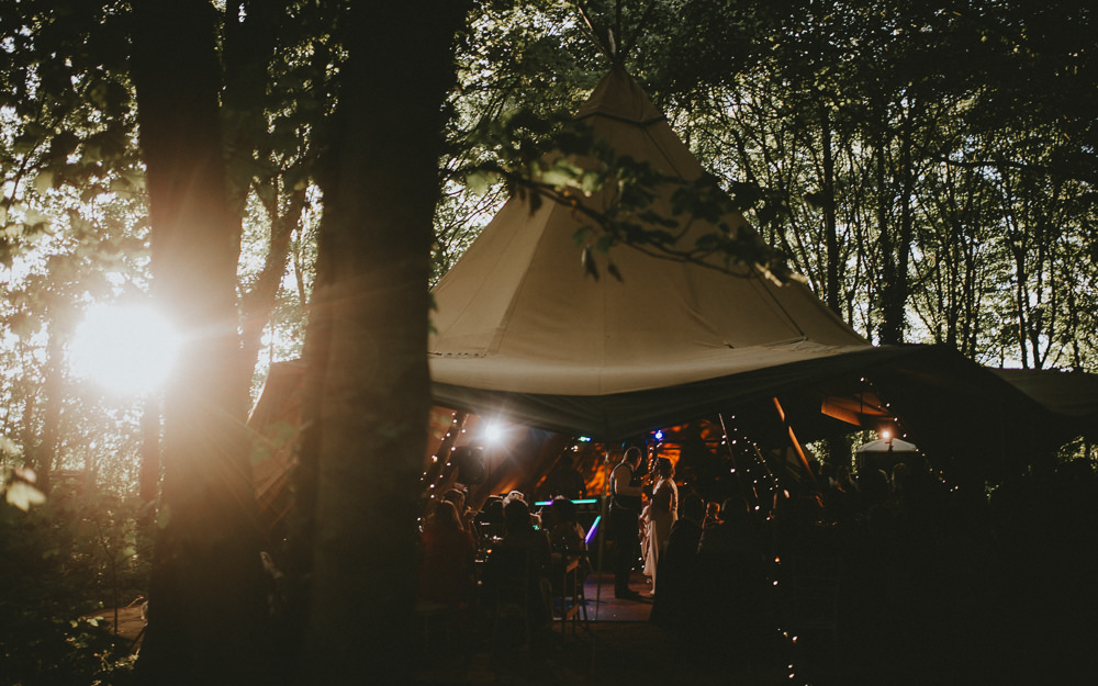 Tipi Woodland Outdoor Applewood Wedding Flawless Photography