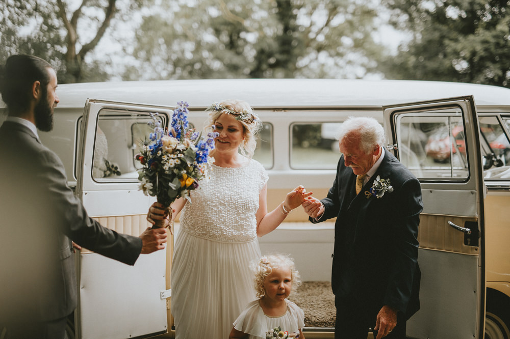 VW Campervan Transport Applewood Wedding Flawless Photography
