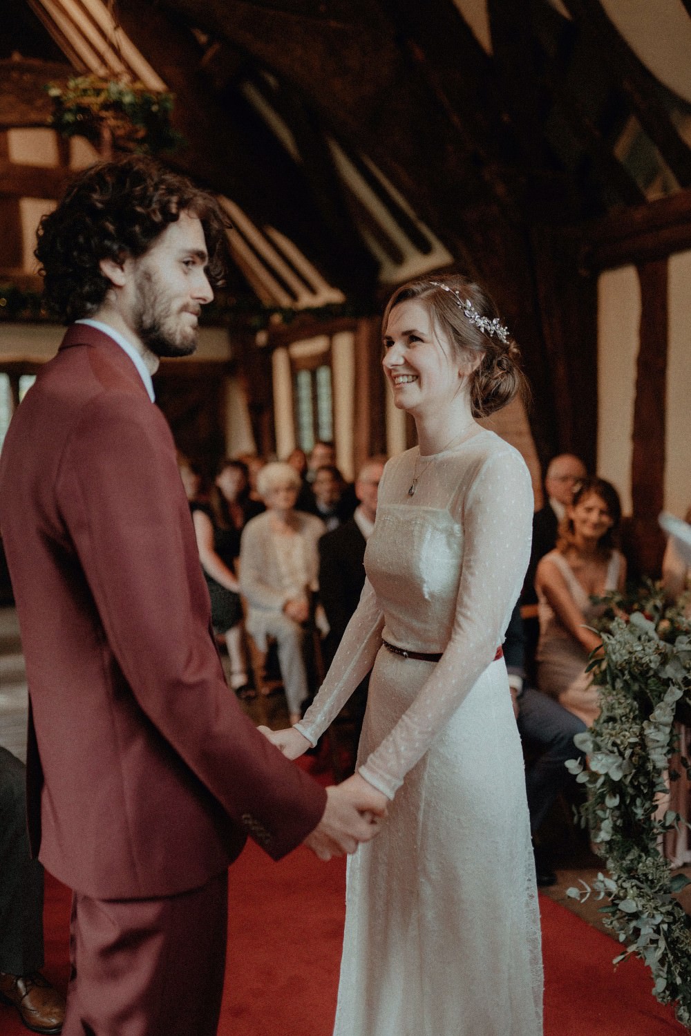 Autumn Dark Red Wedding Belle Art Photography