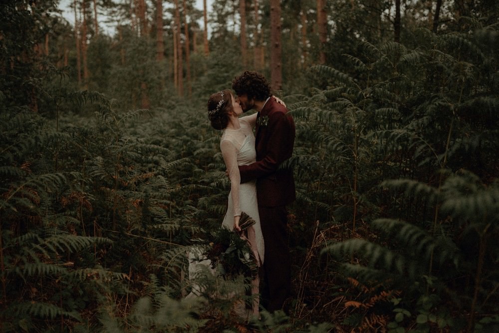 Autumn Dark Red Wedding Belle Art Photography
