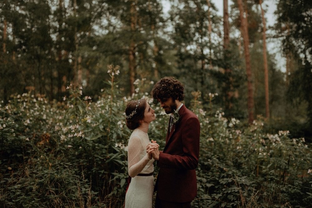 Autumn Dark Red Wedding Belle Art Photography