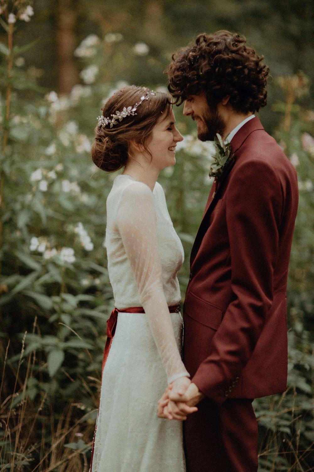 Autumn Dark Red Wedding Belle Art Photography