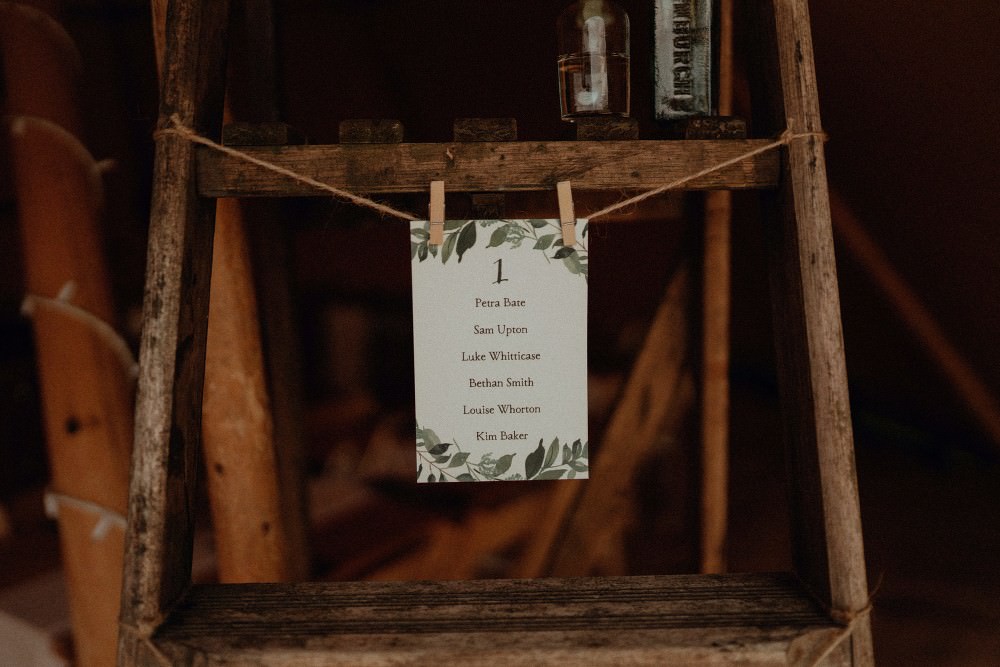 Peg Botanical Seating Plan Table Chart Autumn Dark Red Wedding Belle Art Photography