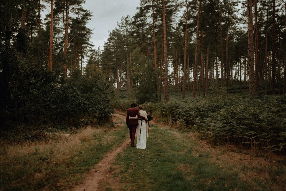 Autumn Dark Red Wedding Belle Art Photography