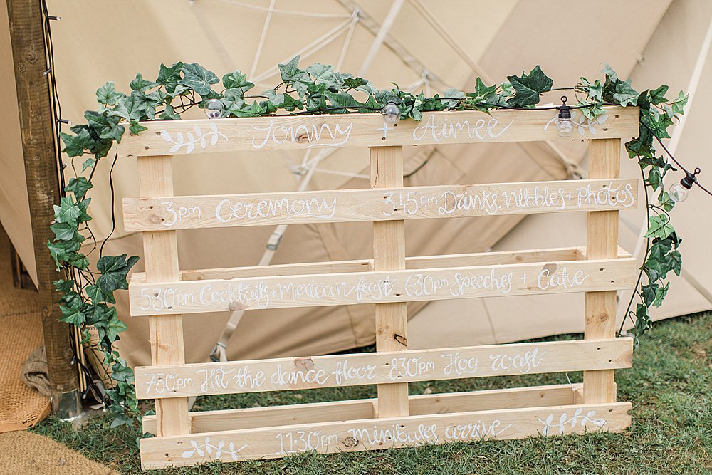 Wooden Sign Pallet Painted Greenery Calligraphy Chiltern Open Air Museum Wedding Terri & Lori Fine Art Photography