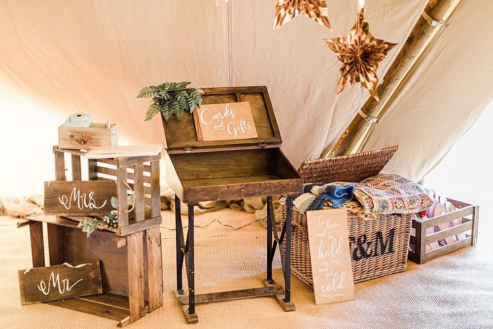 Card Gift Table Desk Wooden Rustic Chiltern Open Air Museum Wedding Terri & Lori Fine Art Photography