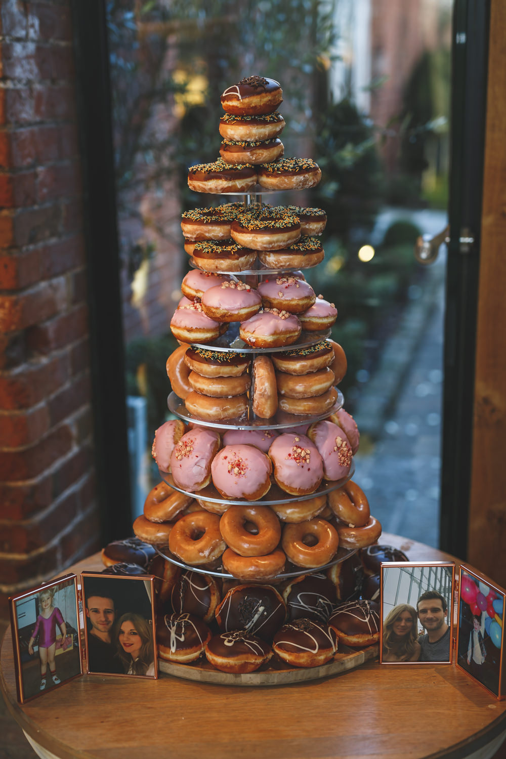 Donut Doughnut Tower Cake Stack Christmas Wedding Gareth Newstead Photography