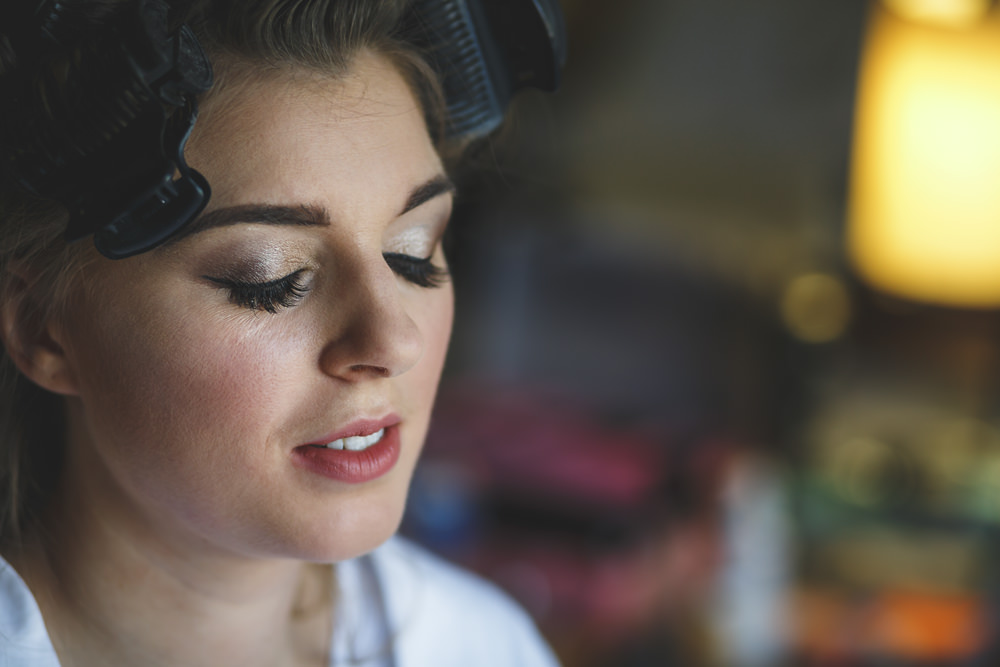 Bride Bridal Make Up Beauty Christmas Wedding Gareth Newstead Photography