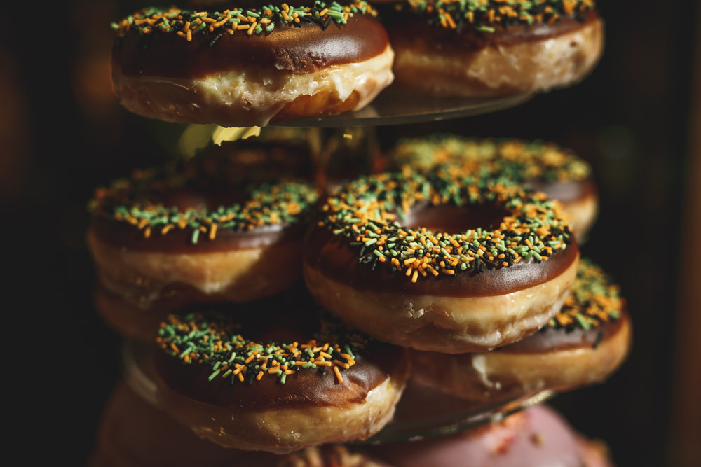 Donut Doughnut Tower Cake Stack Christmas Wedding Gareth Newstead Photography