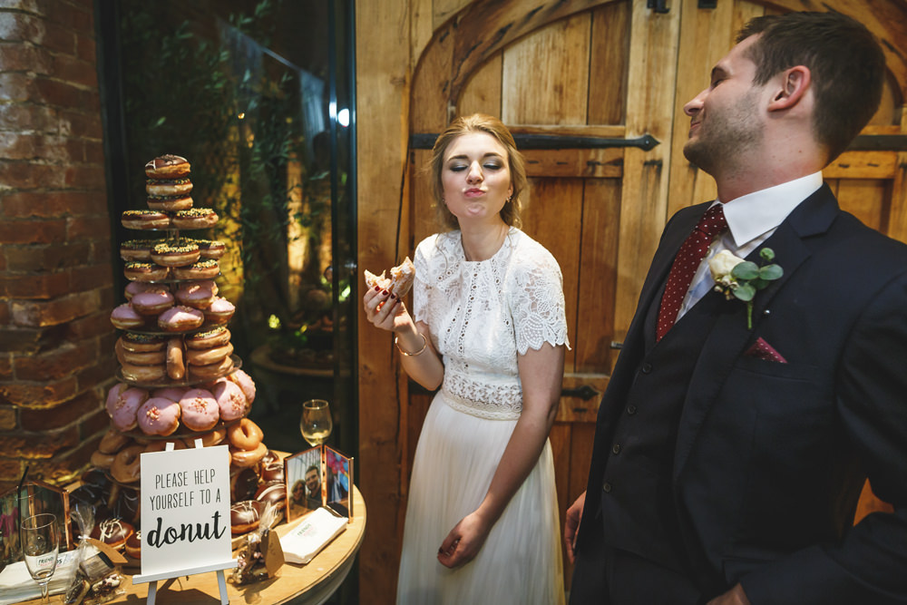 Donut Doughnut Tower Cake Stack Christmas Wedding Gareth Newstead Photography