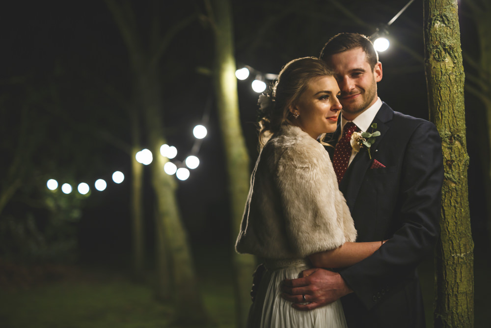 Festoon Lights Christmas Wedding Gareth Newstead Photography
