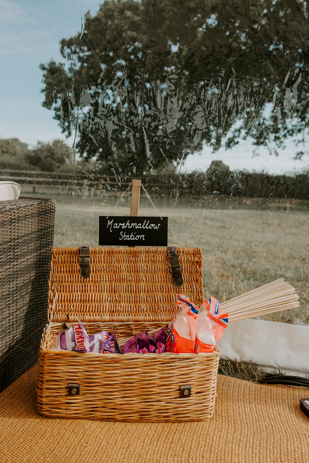Marshmallows Smores City Cathedral Country Marquee Wedding Siobhan Beales Photography