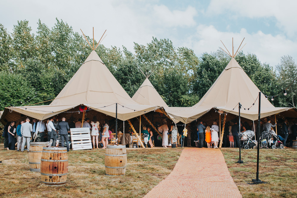 Colourful Tipi Wedding Charlotte Razzell Photography