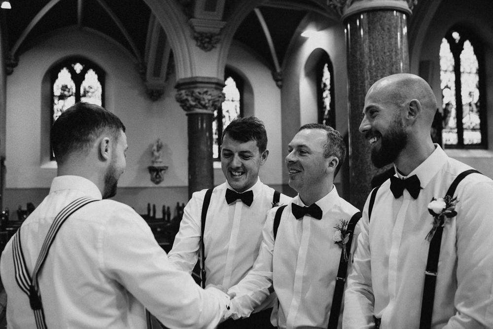 Drenagh House Estate Wedding Monochrome Honey and the Moon Photography