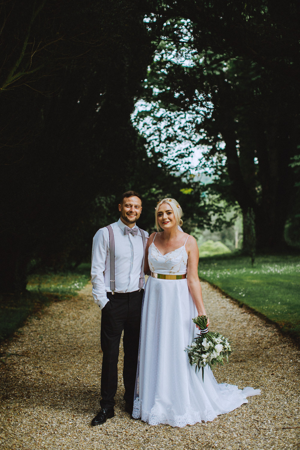 Drenagh House Estate Wedding Monochrome Honey and the Moon Photography