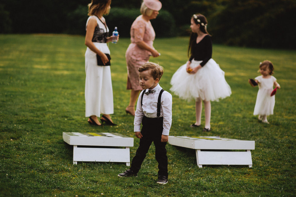 Drenagh House Estate Wedding Monochrome Honey and the Moon Photography