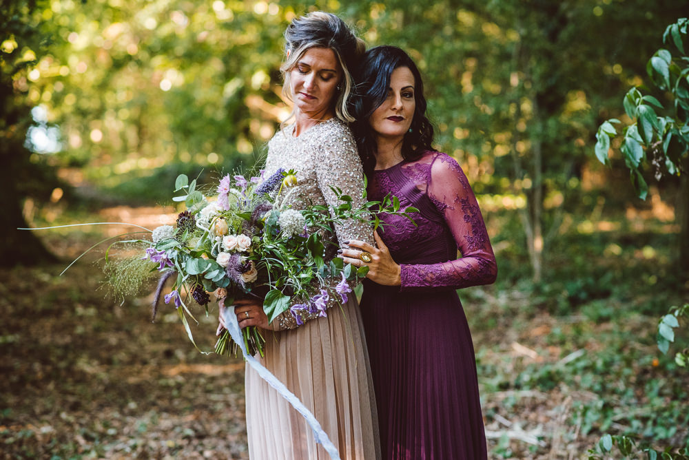 Deep Purple Bridesmaid Dress Long Maxi Ethereal Magical Golden Hour Wedding Ideas Dhw Photography