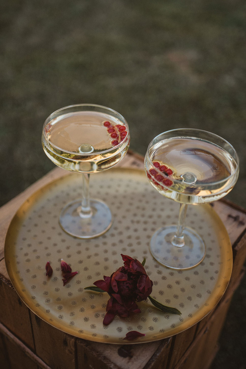 Cocktails French Alps Folk Boho Mountain Wedding Ideas Katja & Simon Photography