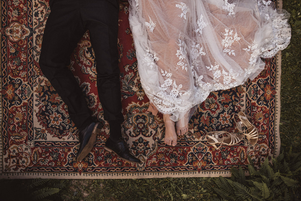 French Alps Folk Boho Mountain Wedding Ideas Katja & Simon Photography