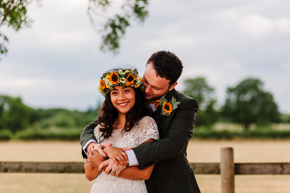 Fun Colourful Festival Camp Wedding Rachel Burt Photography