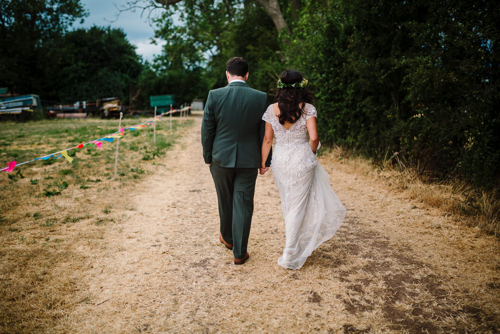 Fun Colourful Festival Camp Wedding Rachel Burt Photography