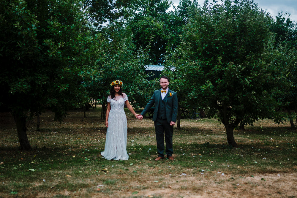 Fun Colourful Festival Camp Wedding Rachel Burt Photography