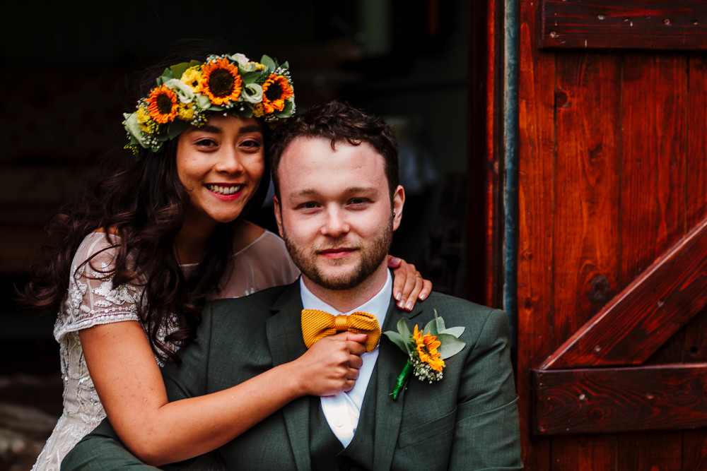 Fun Colourful Festival Camp Wedding Rachel Burt Photography