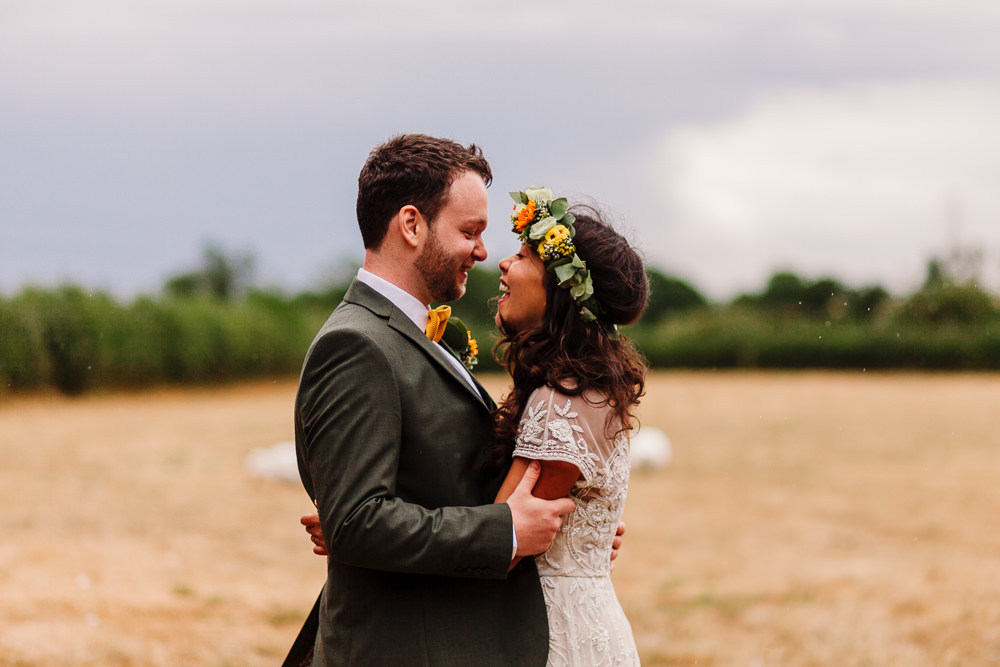 Fun Colourful Festival Camp Wedding Rachel Burt Photography