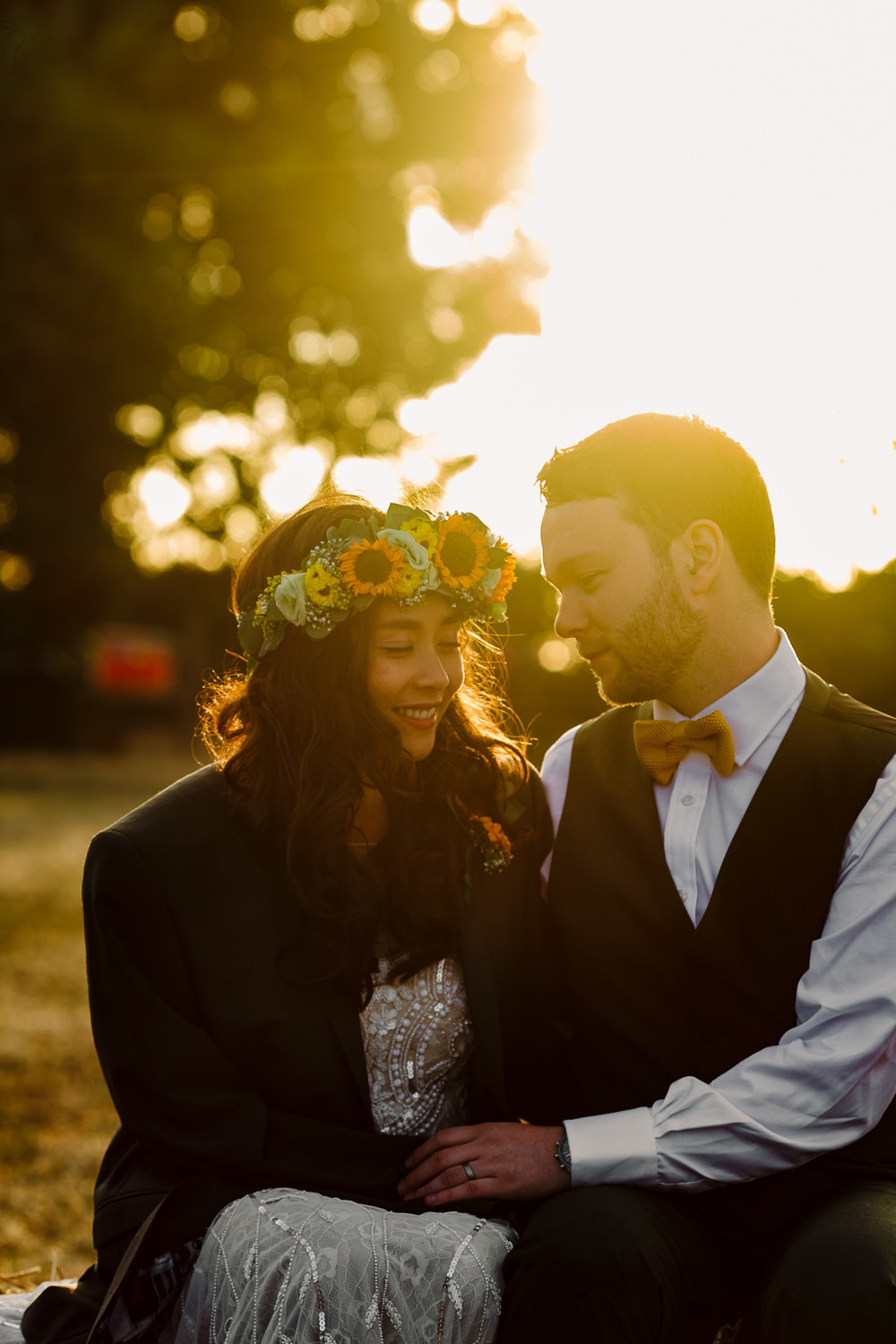 Fun Colourful Festival Camp Wedding Rachel Burt Photography