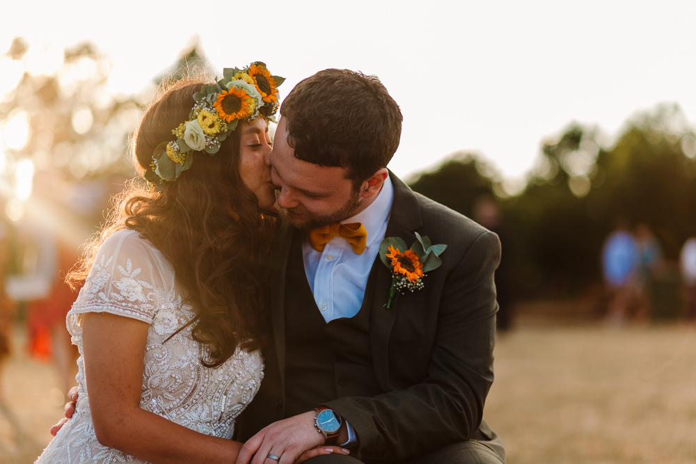 Fun Colourful Festival Camp Wedding Rachel Burt Photography