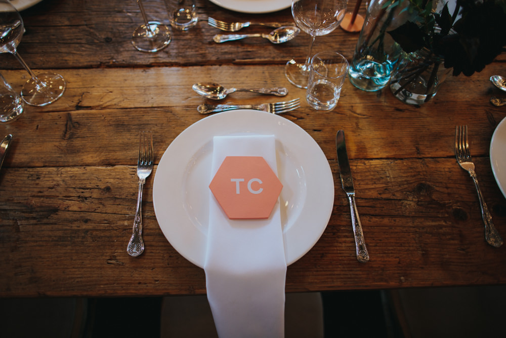 Geographic Table Name Stationery Godwick Great Barn Wedding Joshua Patrick Photography