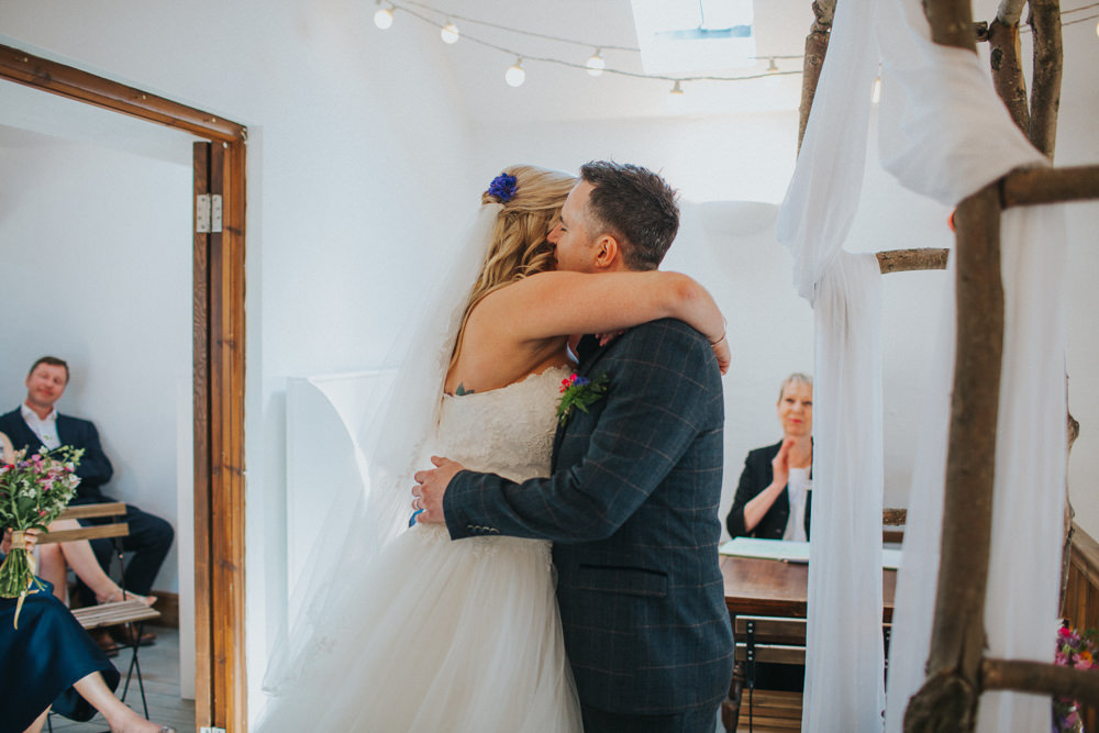 Bride Bridal Dress Gown Sweetheart Neckline Lace Princess A Line Tweed Three Piece Suit Groom Veil Minnehaha Events Wedding Lisa Webb Photography