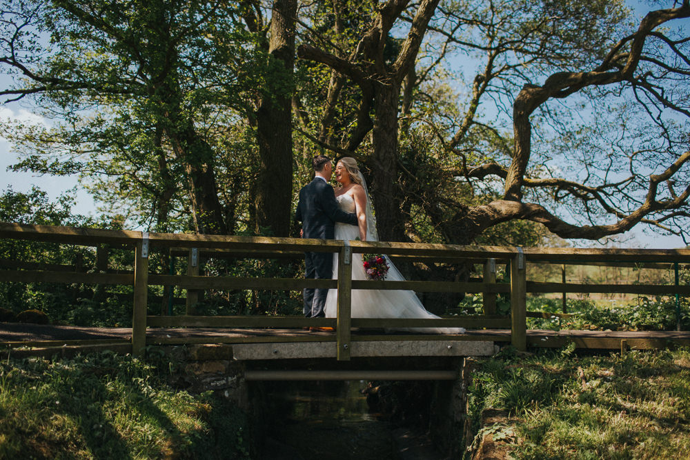 Bride Bridal Dress Gown Sweetheart Neckline Lace Princess A Line Tweed Three Piece Suit Groom Veil Wildflower Meadow Bouquet Minnehaha Events Wedding Lisa Webb Photography