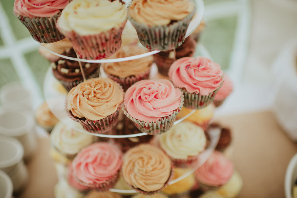 Cupcake Tower Plush Tents Glamping Wedding Big Bouquet Photography