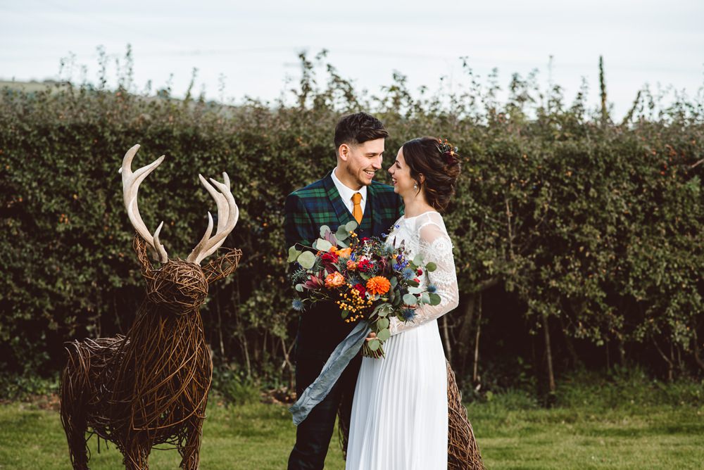 Rustic Christmas Wedding Ideas Dhw Photography