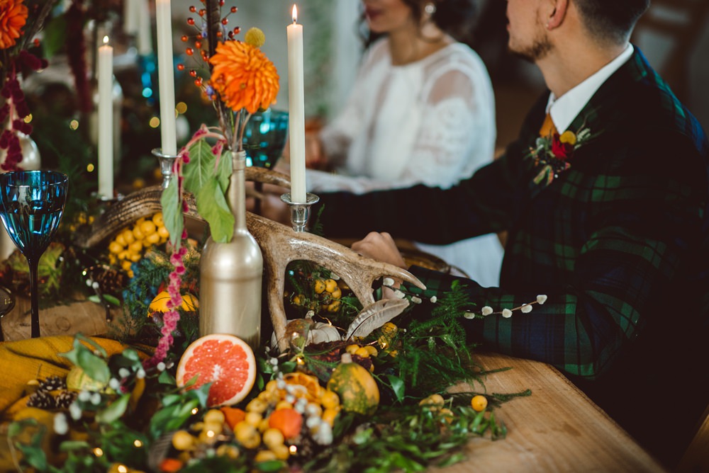Rustic Christmas Wedding Ideas Dhw Photography