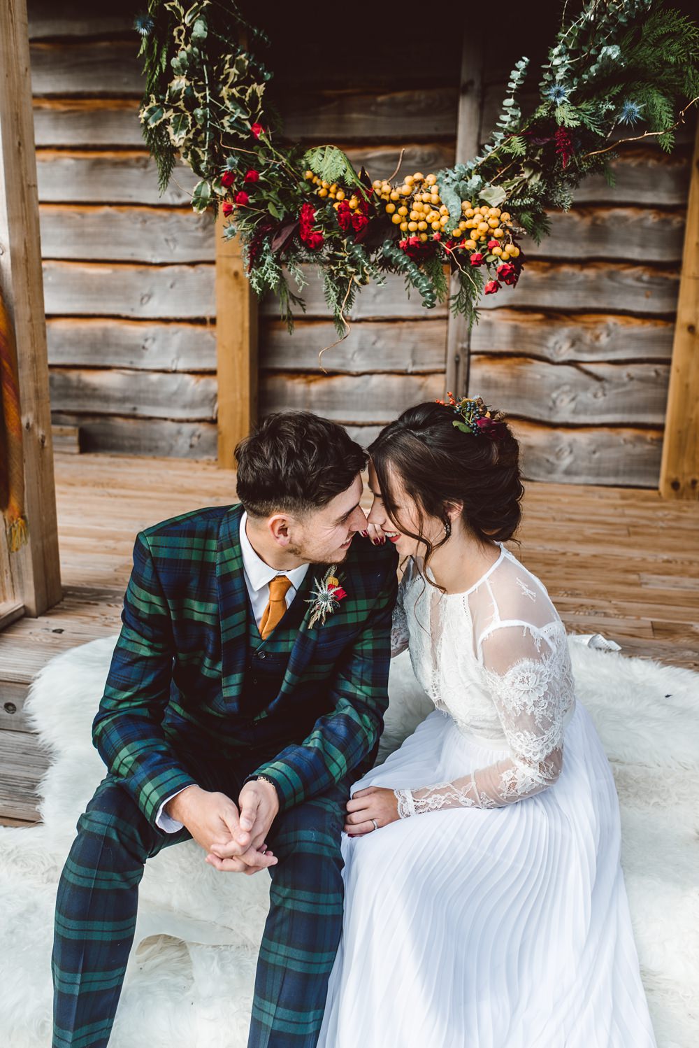 Rustic Christmas Wedding Ideas Dhw Photography