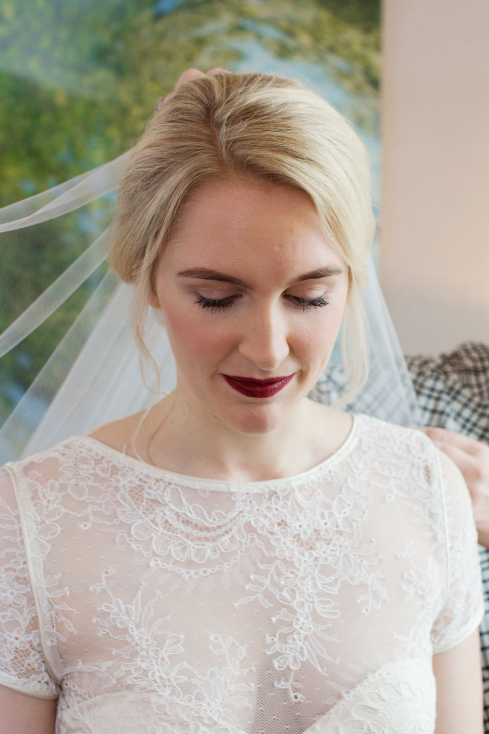 Dress Gown Lace Sheer Bride Bridal Sleeves Stotesbury Mansion Wedding Mariya Stecklair Photography