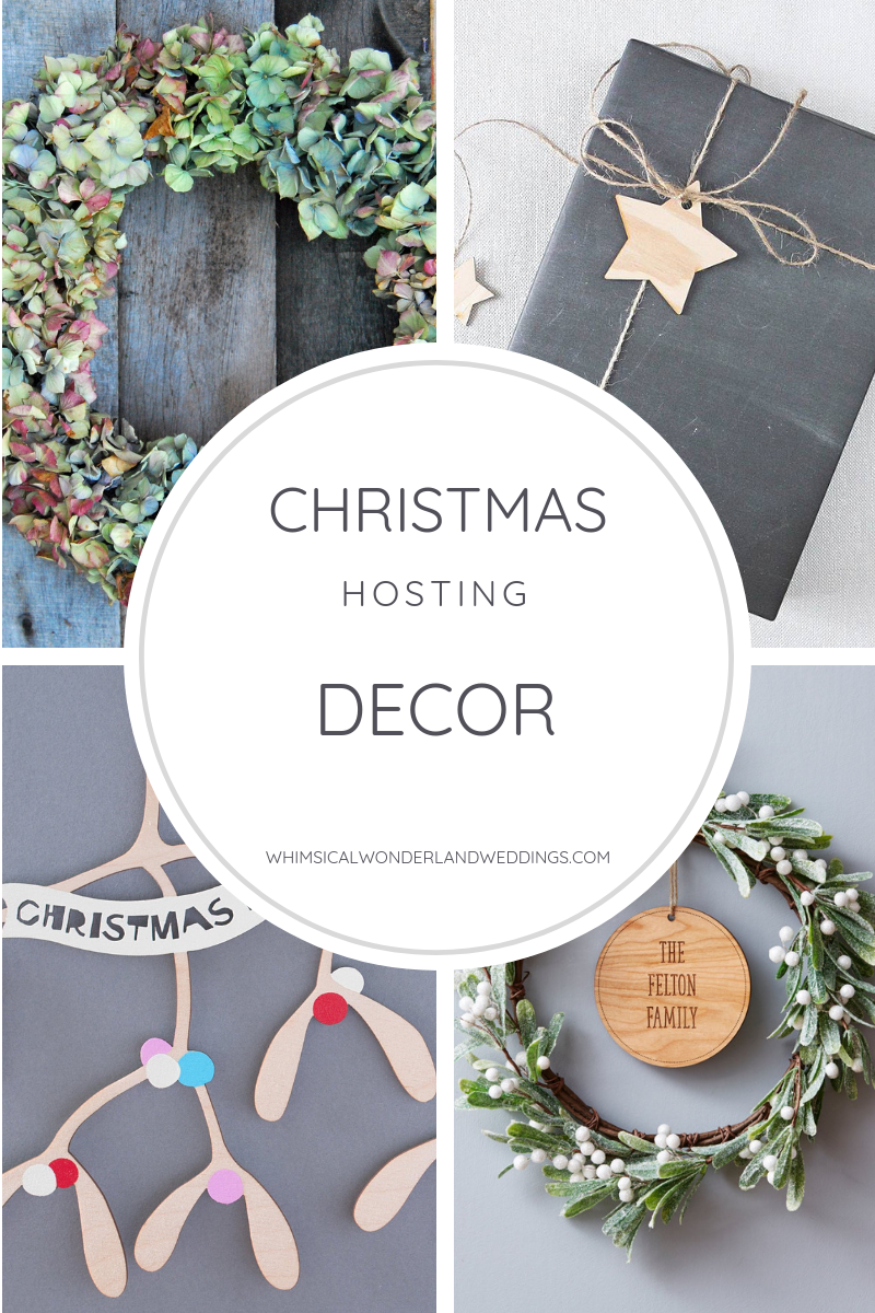 Hosting Christmas Etsy Ideas Gifts Decor Homewear
