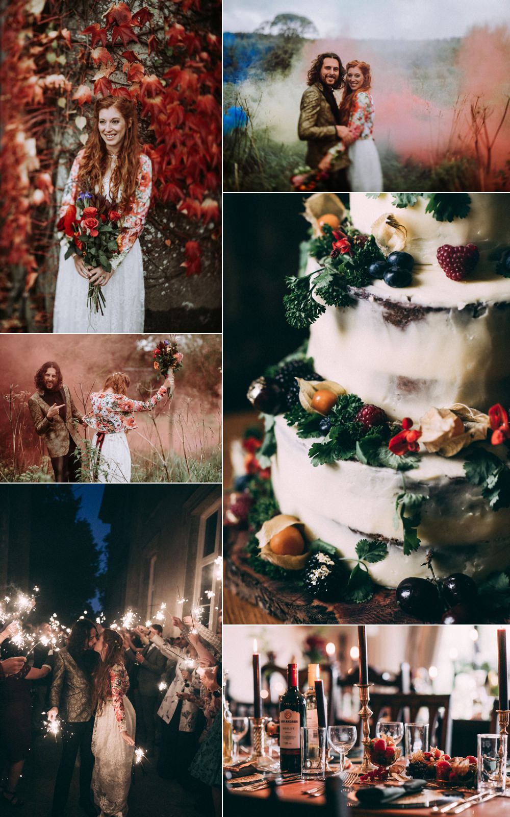 Opulent Eccentric Berry & Gold Wedding Matt Austin Images