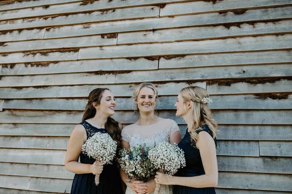 Long Blue Bridesmaid Dress Dresses Maxi Barn Upcote Wedding Siobhan Beales Photography