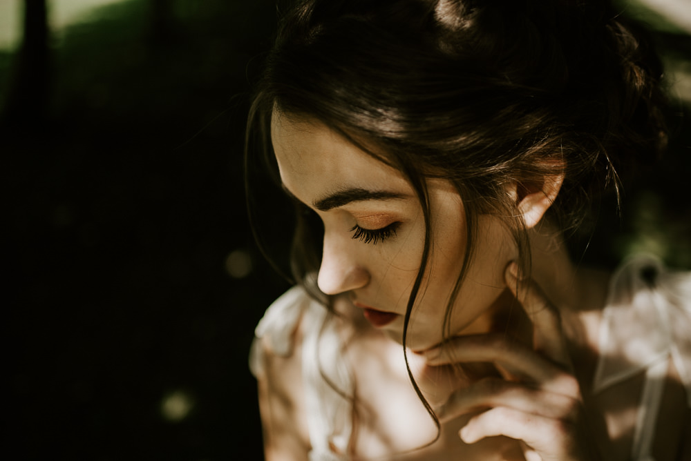 Bride Bridal Make Up Beauty Blue Rich Romantic Wedding Ideas Daze of Glory Photography Catherine Spiller Photography