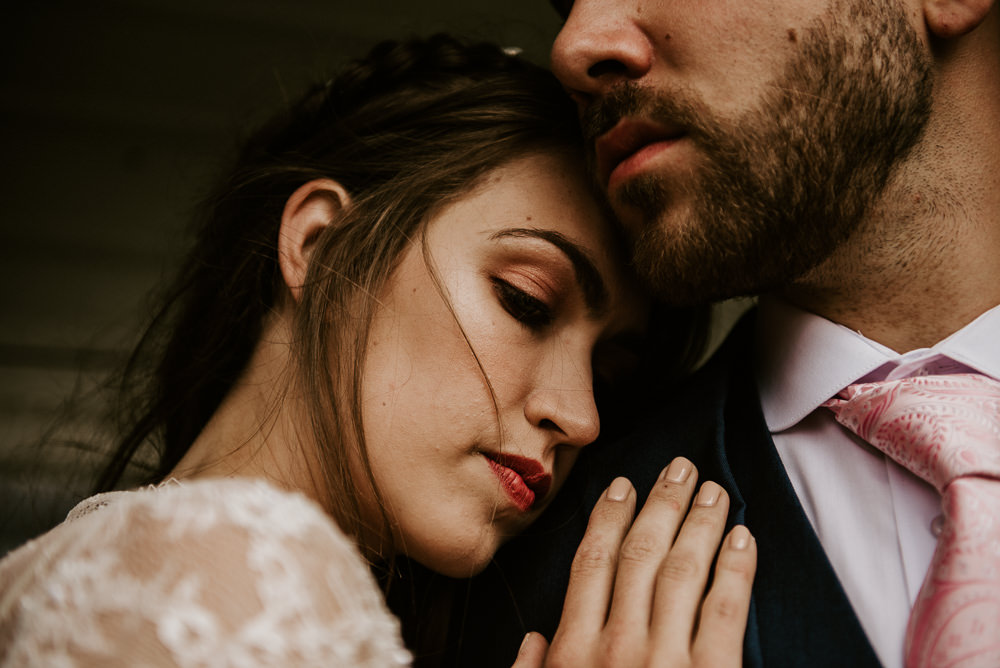 Bride Bridal Make Up Beauty Blue Rich Romantic Wedding Ideas Daze of Glory Photography Catherine Spiller Photography