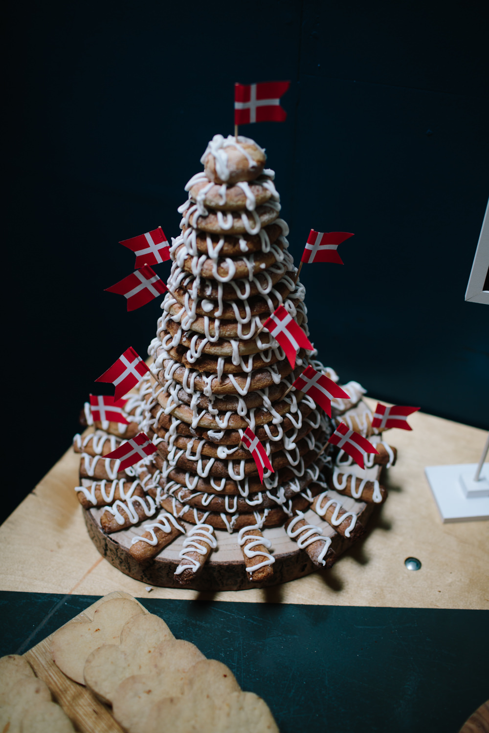 Danish Cake Traditional Constellations Liverpool Wedding Dan Hough Photo