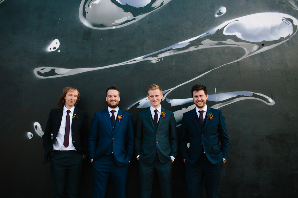 Mismatched Groomsmen Constellations Liverpool Wedding Dan Hough Photo